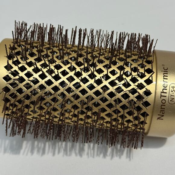 2-1/8" Olivia Garden NanoThermic Ceramic + Ion Round Thermal Hair Brush NT-54 - Picture 4 of 5